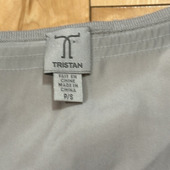 Tristan Silk Back Cotton Blend Tank Top - Picture 3 of 7